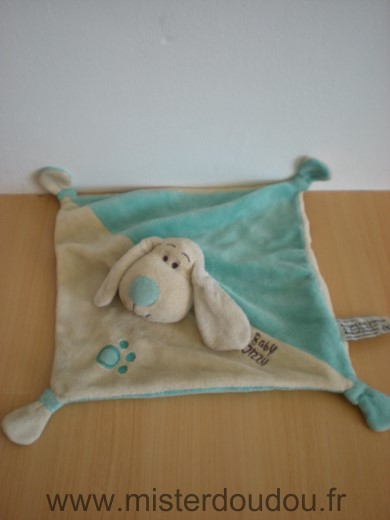 Doudou Chien Anna club plush Beige bleu baby dizzy 