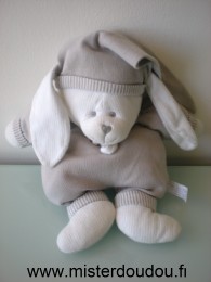 Doudou Chien Anna club plush Gris blanc abc Quelques bouloches