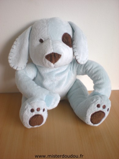 Doudou Chien Ciad Bleu marron 