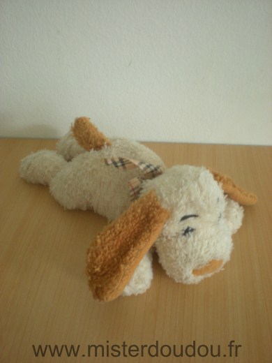 Doudou Chien Cobico Beige 