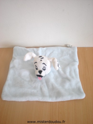 Doudou Chien Disney Bleu blanc 