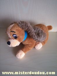 Doudou Chien Disney Marron La belle 
