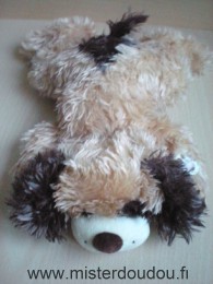 Doudou Chien Gipsy Beige marron Fait 