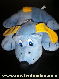 Doudou Chien Gipsy Bleu / jaune 