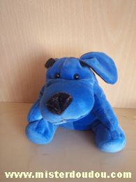 Doudou Chien Gipsy Bleu noir 