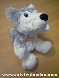 Doudou Chien Gipsy Gris blanc 