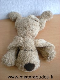 Doudou Chien Gund Marron nez feutrine marron 