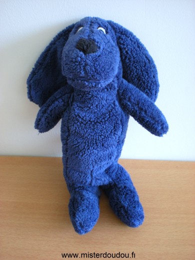 Doudou Chien Ikéa Bleu 