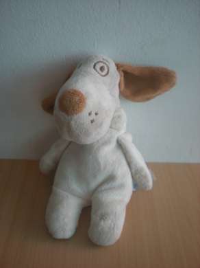 Doudou Chien Kimbaloo Beige 