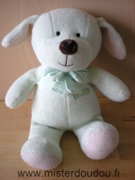 Doudou Chien Luminou Vert 