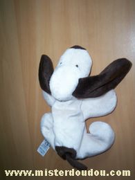 Doudou Chien Marks et spencer Ecru marron 