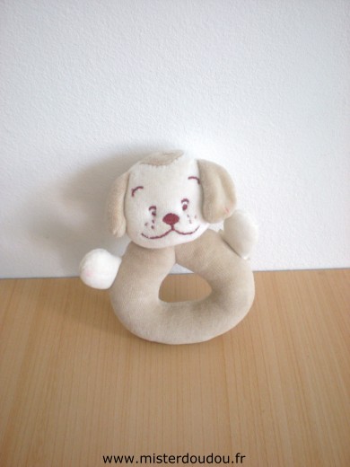 Doudou Chien - Marque non connue - Beige marron 