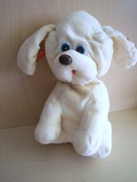 Doudou Chien - Marque non connue - Ecru Tiamo toys