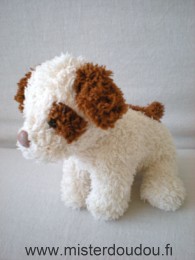 Doudou Chien 0 Ecru maron 