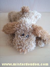 Doudou Chien - Marque non connue - Marron yeux ovales noirs 