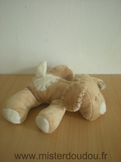 Doudou Chien Maxita Beige ecru 