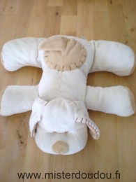 Doudou Chien Maxita Ecru beige 