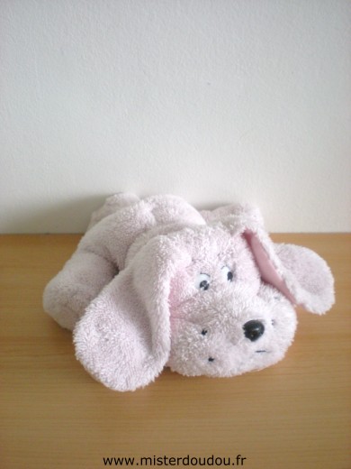 Doudou Chien Maxita Rose pale 