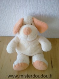 Doudou Chien Nicotoy Beige orange 