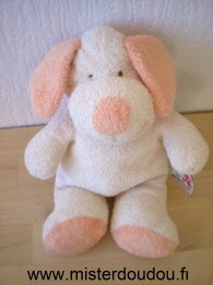 Doudou Chien Nicotoy Beige rose 