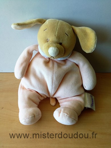 Doudou Chien Noukie s Rose beige 