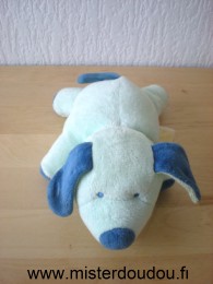 Doudou Chien Tex Bleu 