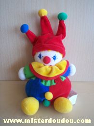 Doudou Clown Buathier Multicolore 