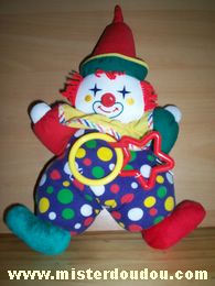 Doudou Clown Corolle Multicolore 