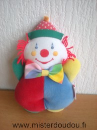 Doudou Clown Corolle Multicolore 