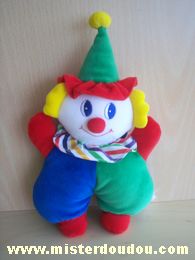 Doudou Clown Priscilla larsen Multicolore 
