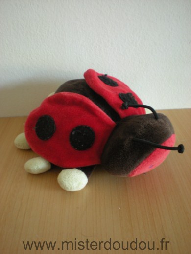 Doudou Coccinelle Jacadi Noir rouge 