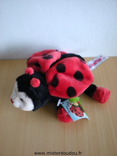 Doudou Coccinelle Schaffer Rouge noire 