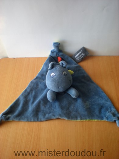 Doudou Dragon Orchestra Triangle bleu 