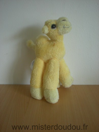 Doudou Dromadaire Russ Jaune 