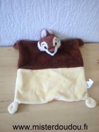 Doudou Ecureuil Disney Marron beige 