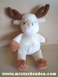 Doudou Elan 0 Ecru marron 