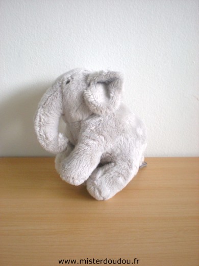 Doudou Eléphant 0 Gris 