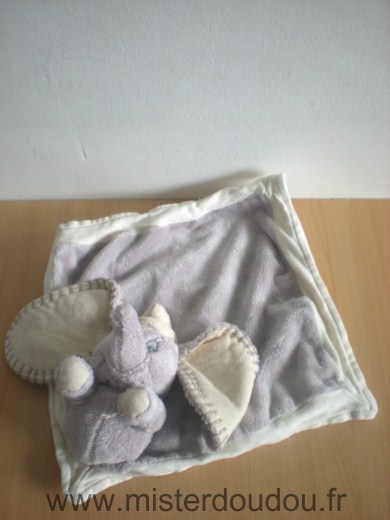 Doudou Eléphant 0 Gris 