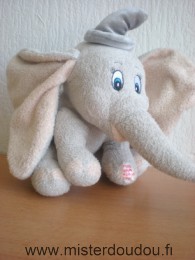 Doudou Eléphant Disney Gris rose Boite sonore dans le ventre ne fonctionne pas