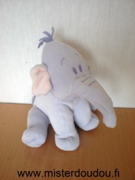 Doudou Eléphant Disney Lumpy mauve Petit modèle