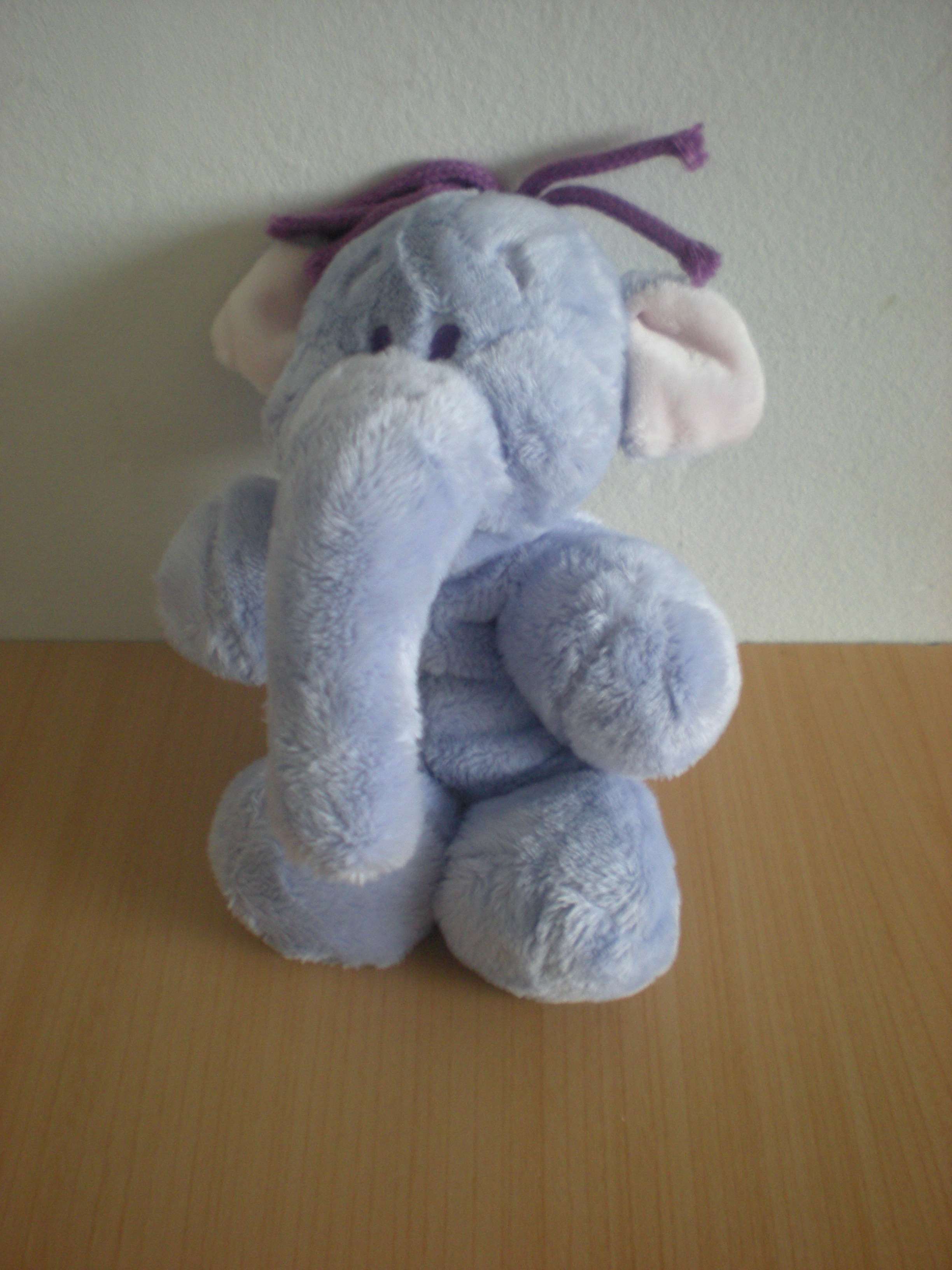 Doudou Eléphant Disney Mauve lumpy 