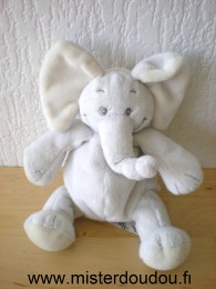 Doudou Eléphant Jollybaby Gris 