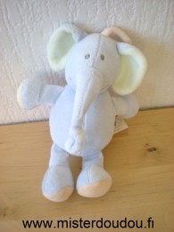 Doudou Eléphant Jollybaby Gris vert Boitier dans le ventre ne produit aucun son

petit modèle