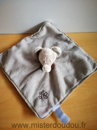 Doudou Eléphant Tartine et chocolat Beige 