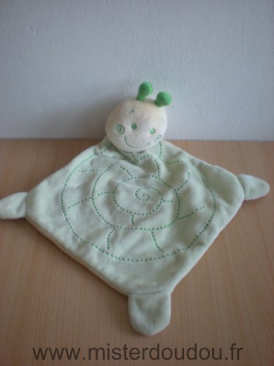 Doudou Escargot 0 Vert 