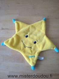 Doudou Etoile Pampers Jaune bleu 