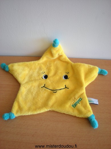 Doudou Etoile Pampers Jaune bleu 