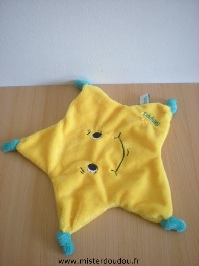 Doudou Etoile Pampers Jaune bleu 