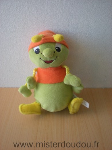 Doudou Fourmi Berchet Vert orange 