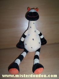 Doudou Girafe Catimini Jaune noir orange Longues pattes